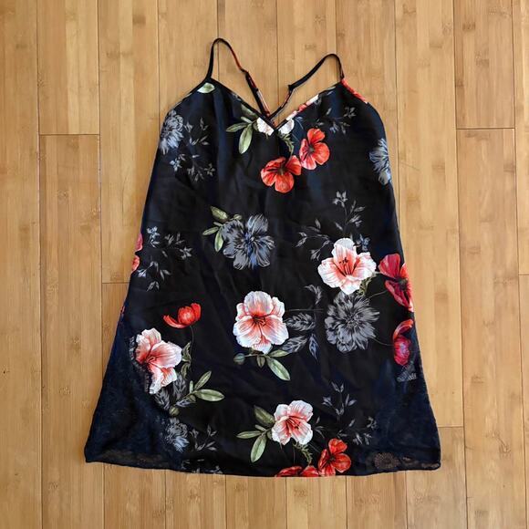 Inc black floral slip lingerie - Picture 3 of 6